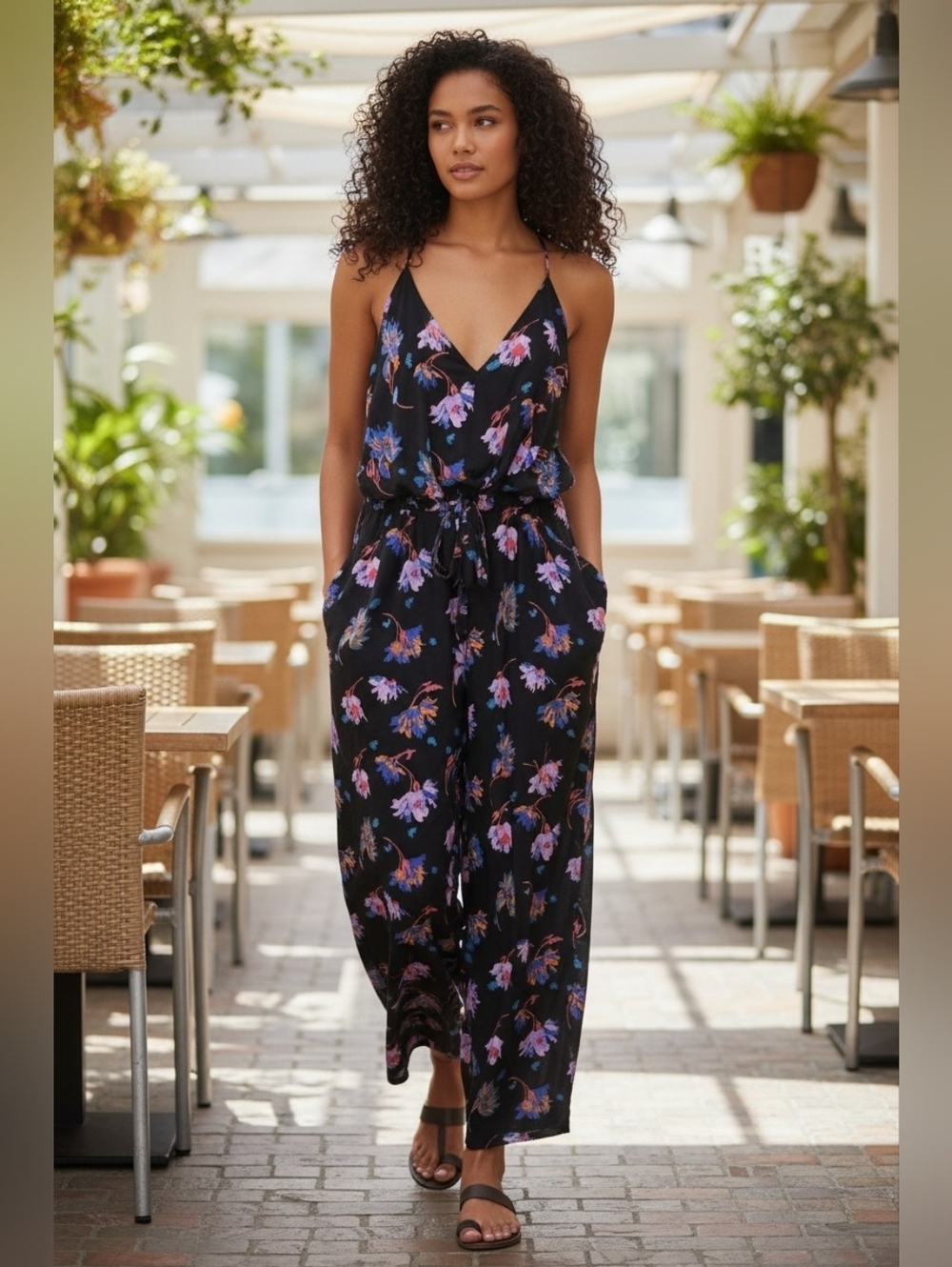 Anthropologie Moulinette Soeurs Willa Floral Jumpsuit Size X-Small